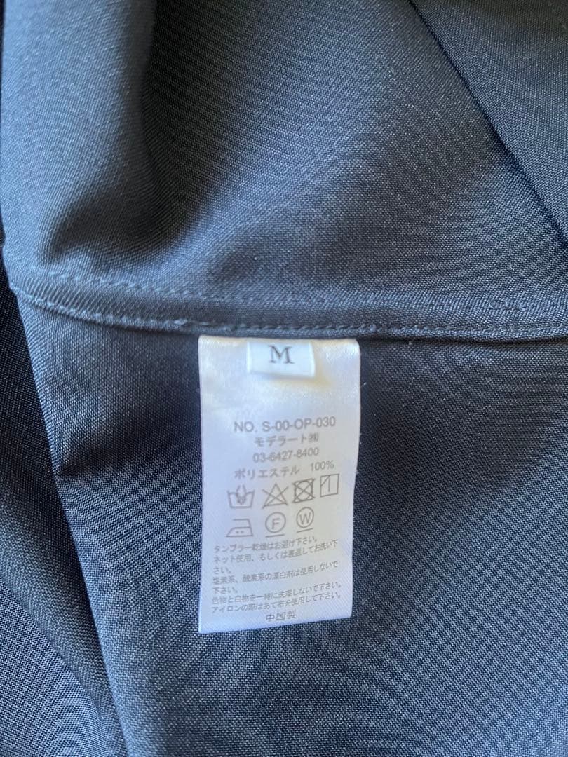 SOÉJU ネイビー ソフトオックスシャツワンピース M