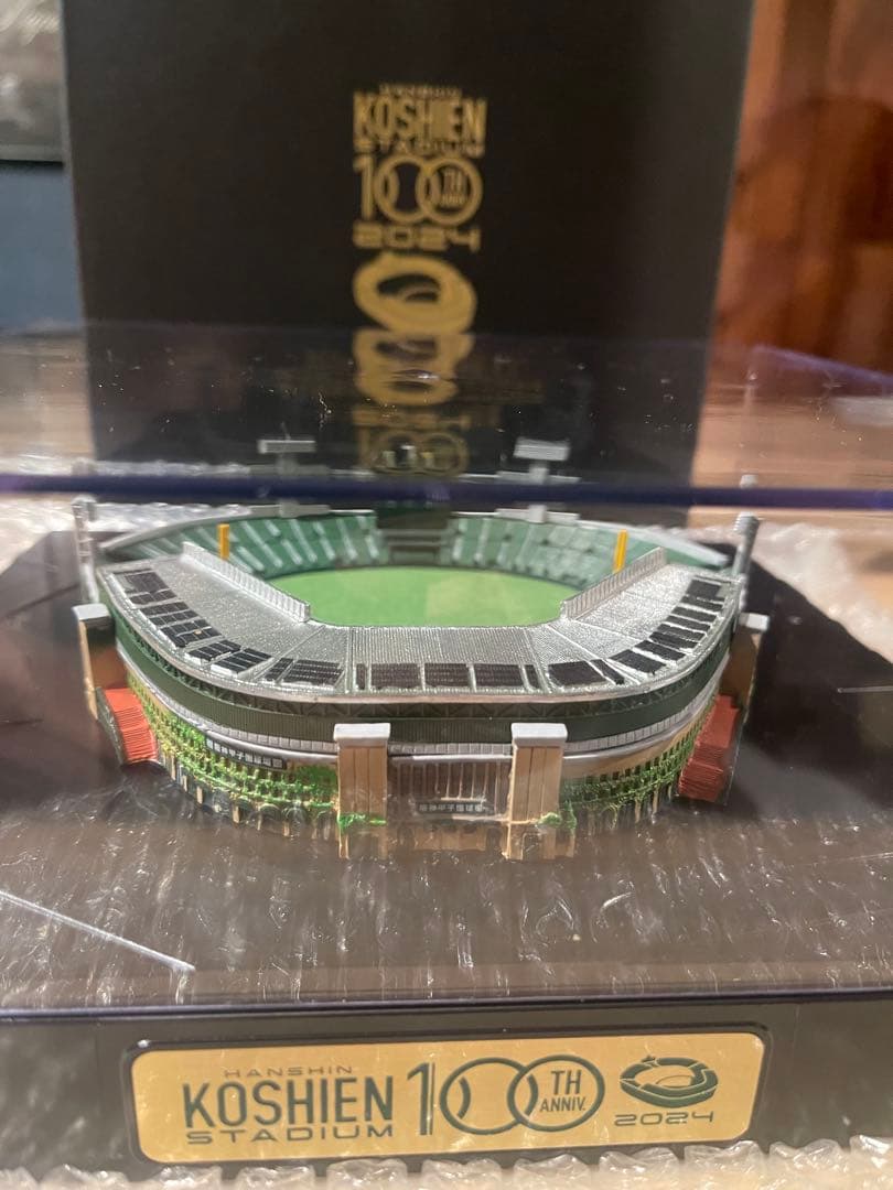 【限定品4点セット】甲子園球場開場100周年ジオラマ模型&90周年記念グッズ