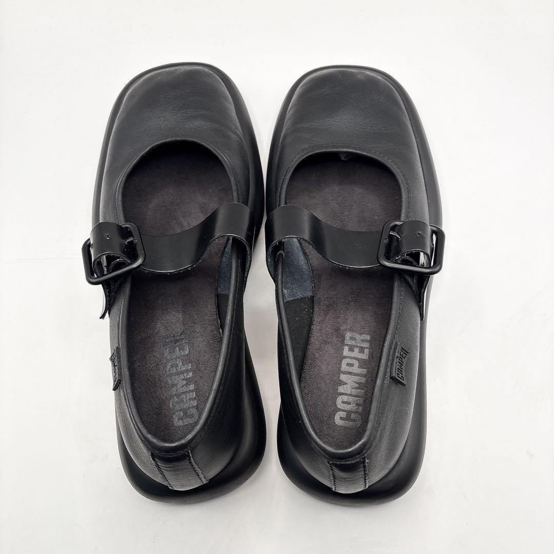 【CAMPER】カンペール ONDA オンダ　フラットシューズ　黒　39