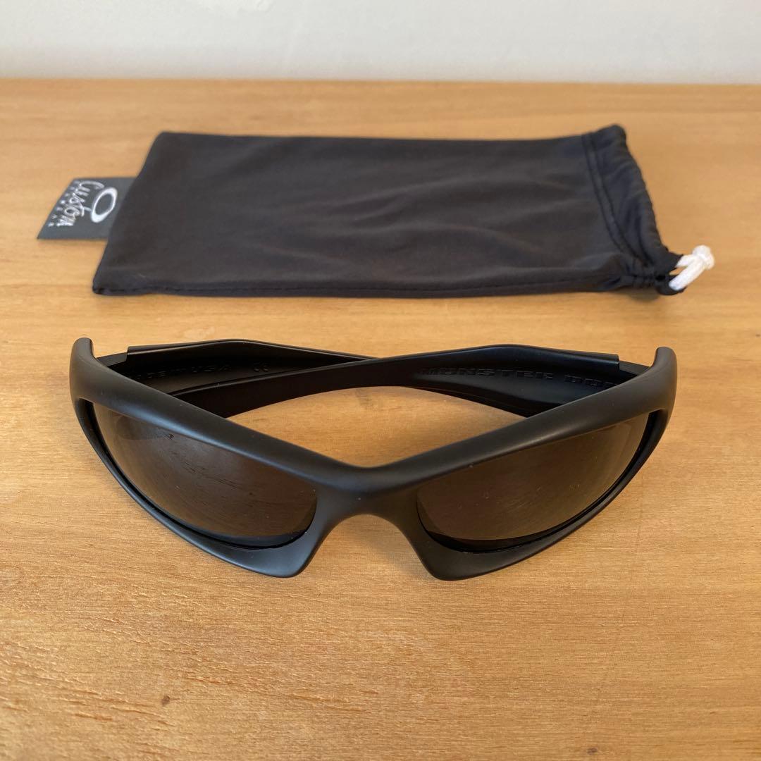 Oakley オークリー　モンスタードッグ　ビンテージ　USA製サングラス　黒