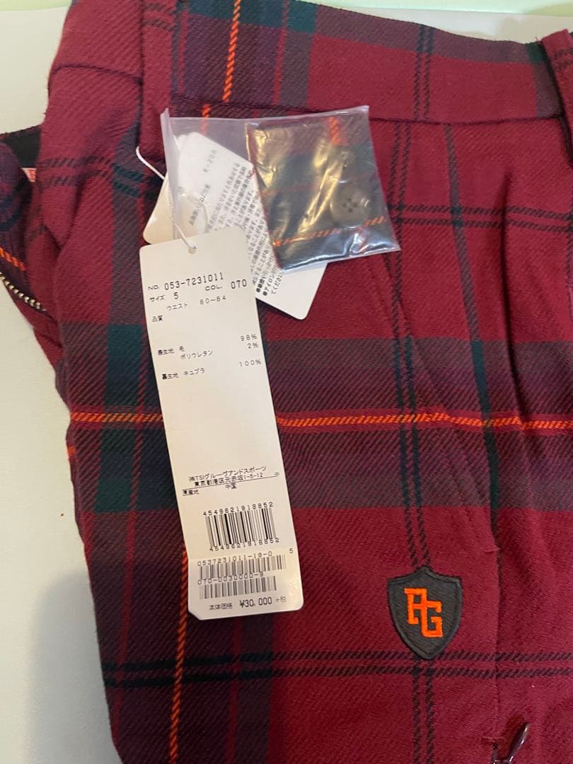 (新品未使用・タグ付き)パーリーゲイツ　ストレッチ 5寒さ対策バッチリ