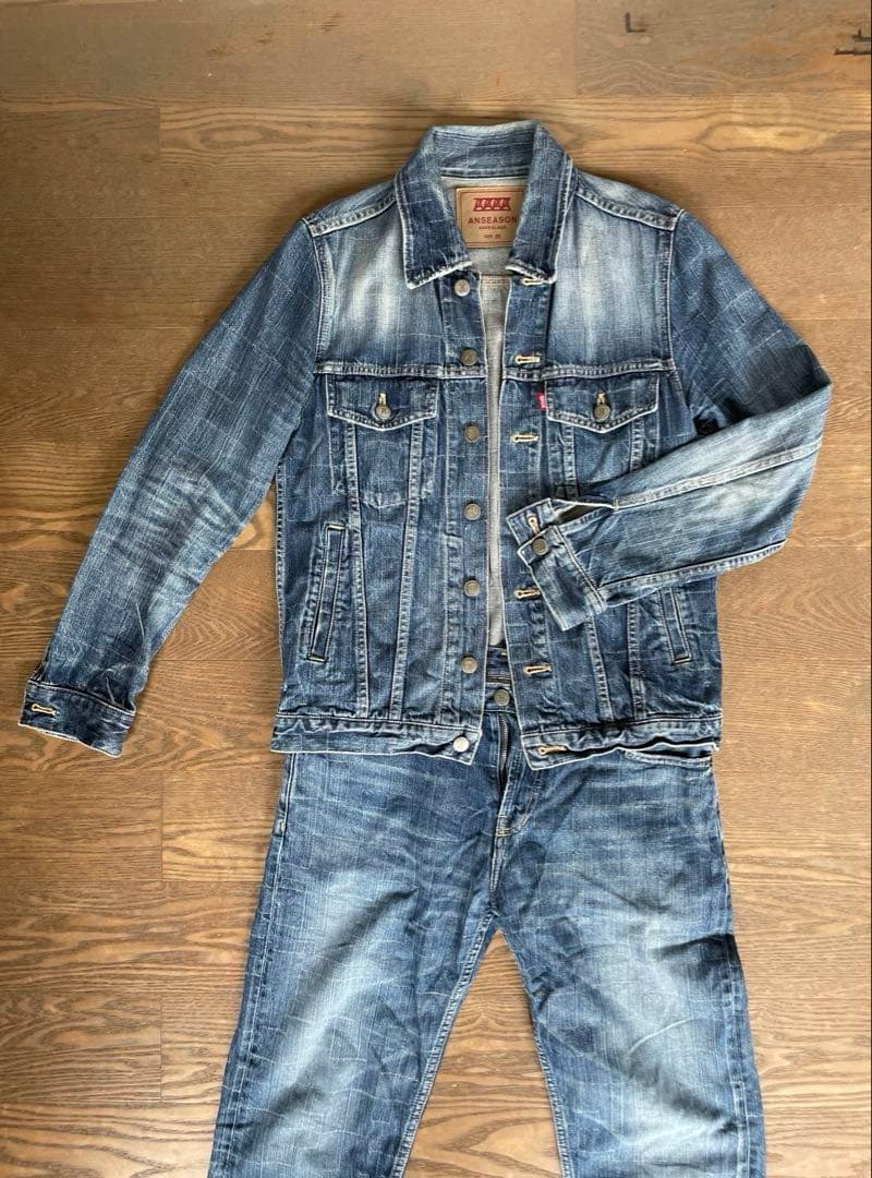 ANREALAGE アンリアレイジ デニムセットアップ