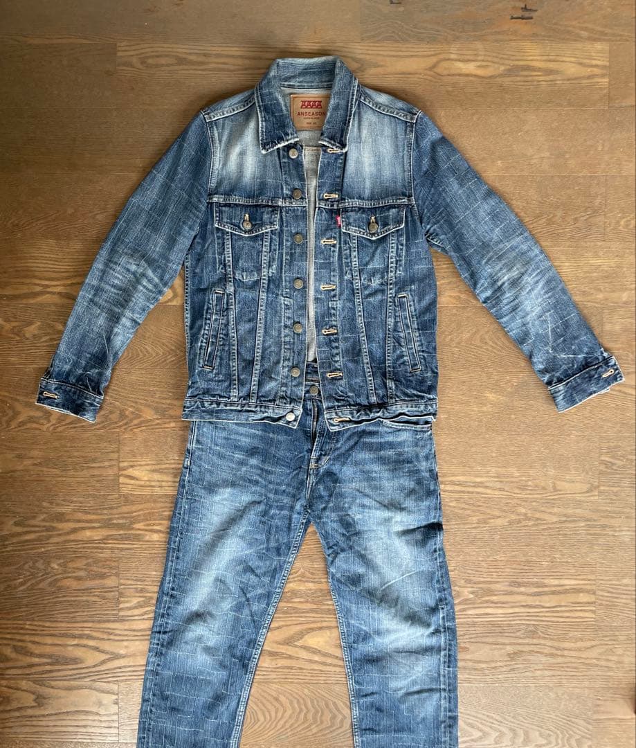 ANREALAGE アンリアレイジ デニムセットアップ