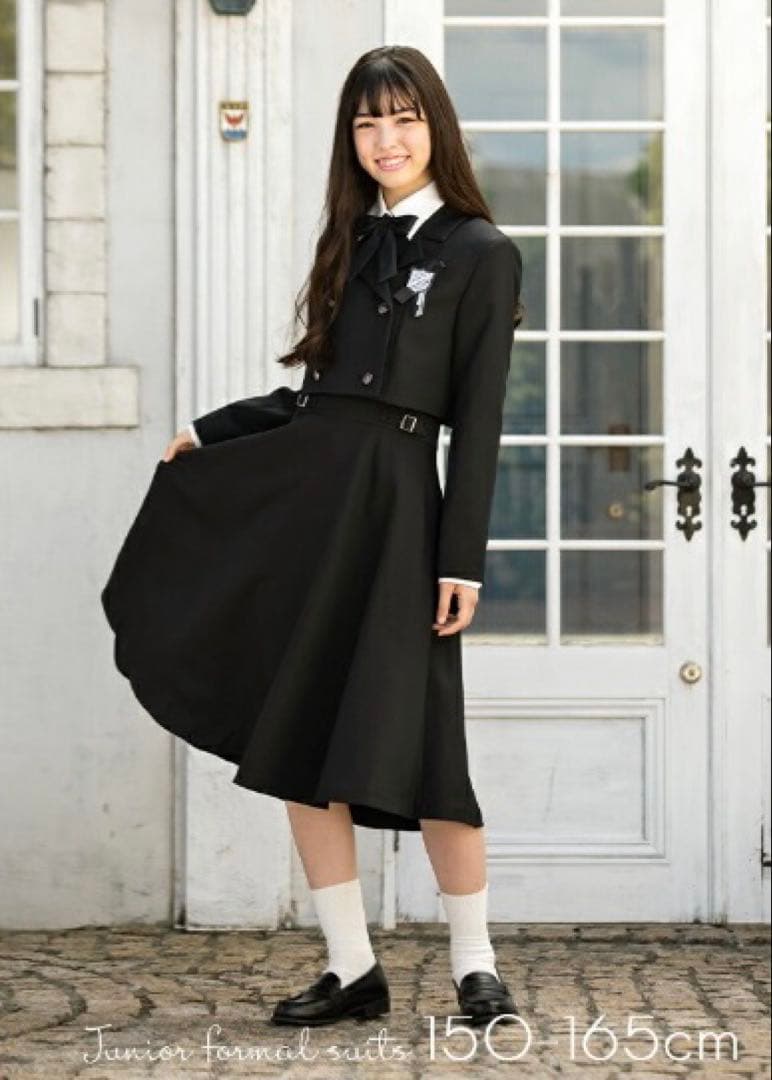 【美品】アリサナ 卒業式 スーツフォーマル 5点セット165cm