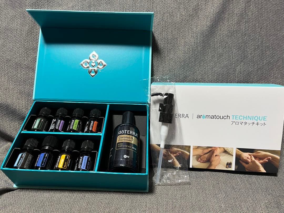 doTERRA アロマタッチキット+ココナッツオイルポンプ付き
