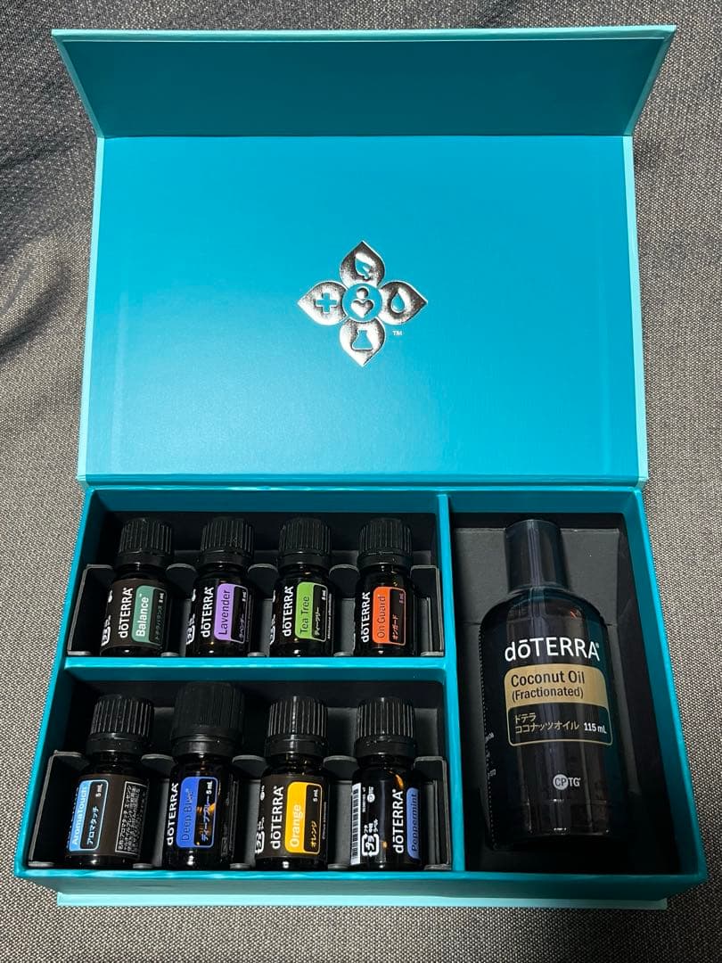 doTERRA アロマタッチキット+ココナッツオイルポンプ付き