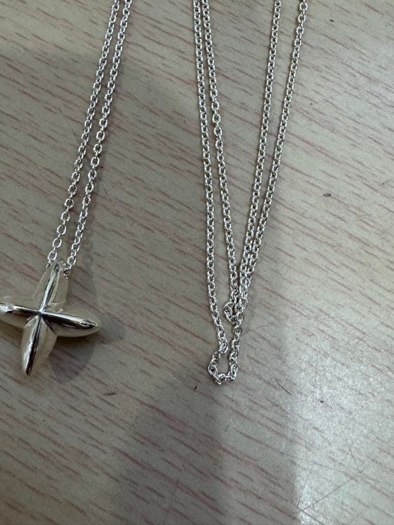 Tiffany&Co. シルバー925 クロス型ペンダントネックレス