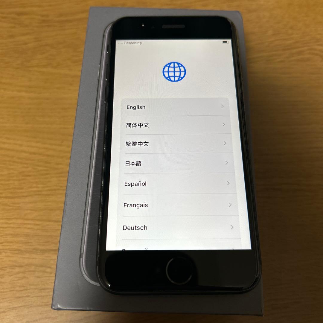 Apple iPhone 8 ブラック 本体と箱とiFaceのカバー付き