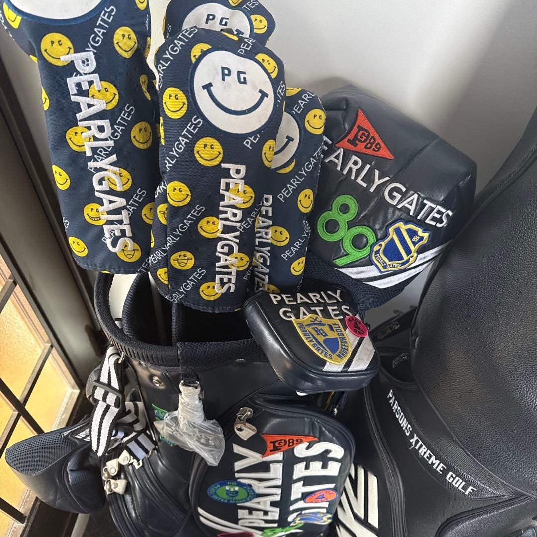 PEARLY GATES スタンドキャディバッグ　 ヘッドカバー各種セット