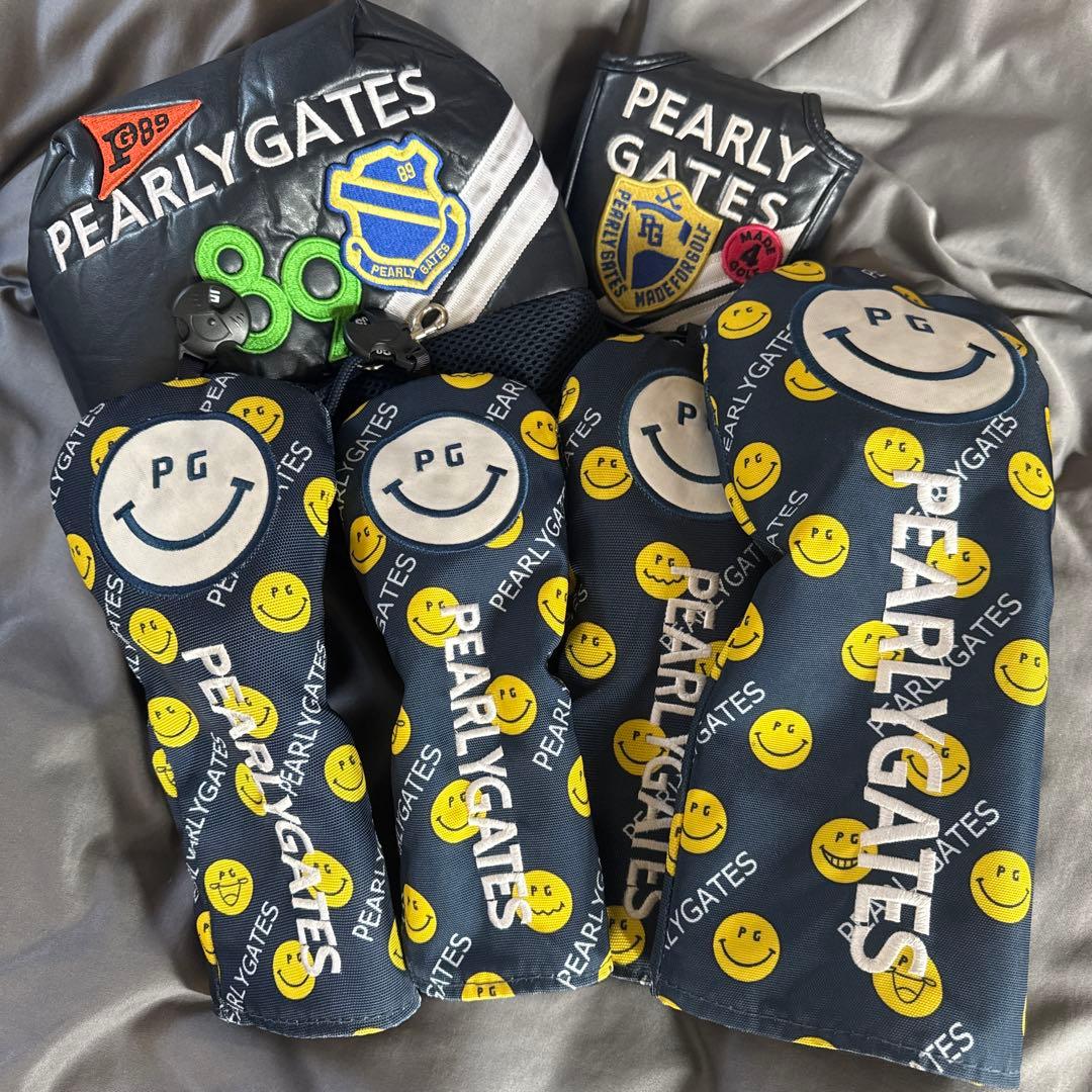 PEARLY GATES スタンドキャディバッグ　 ヘッドカバー各種セット