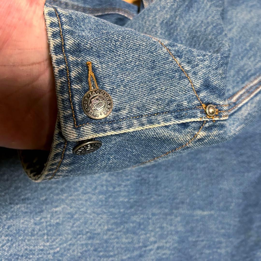 FAÇONNABLE JEAN'S 90s チェック柄 裏地 カバーオール XL