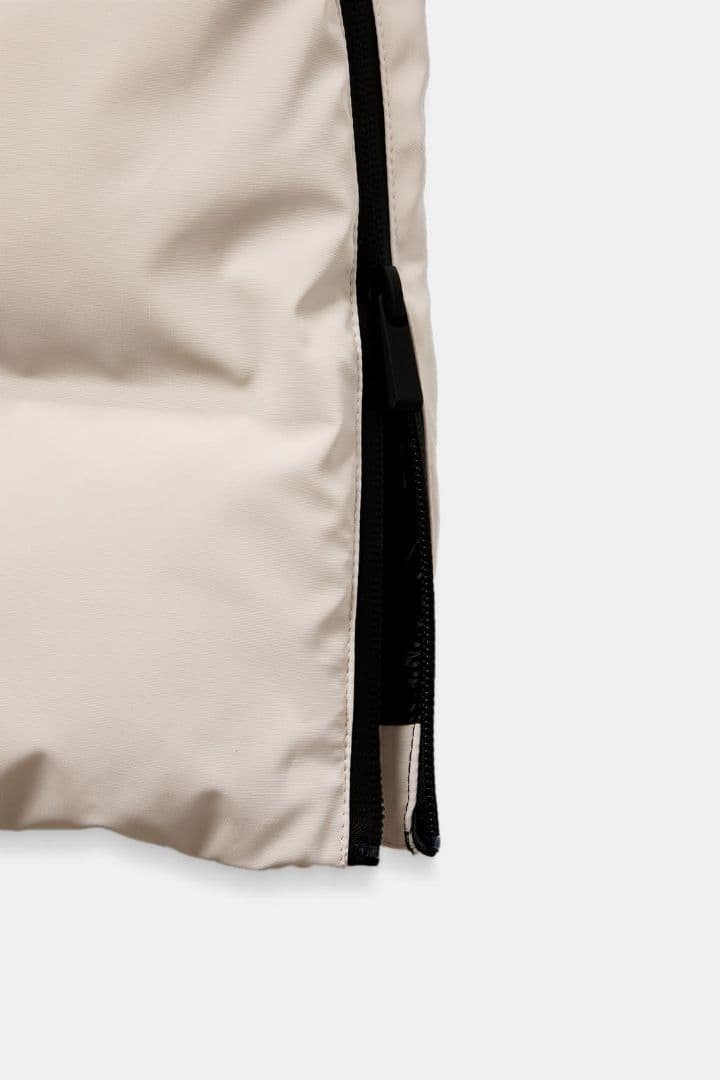 【新品タグ付】ZARA ウィンドプルーフフード付ロングラバー加工アノラックXXL