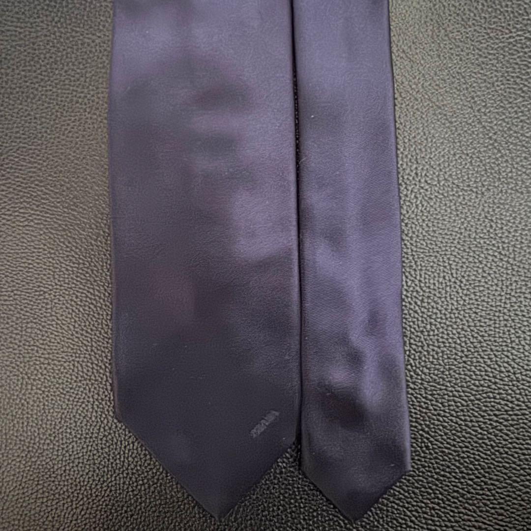【未使用】【箱付き】PRADA ナロータイ シルク ネクタイ