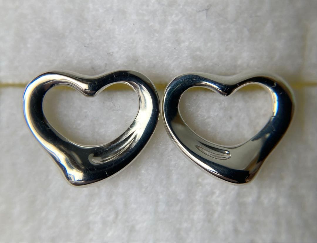 ティファニー　オープンハート　XS スモール　ペレッティ　シルバーピアス　925