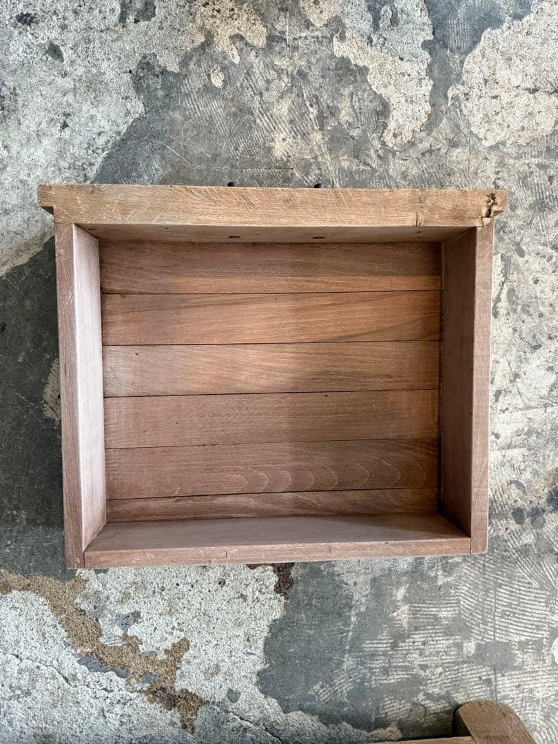 ビンテージ　ドロワー カウンター　コンソール　キッチンテーブル　剥離