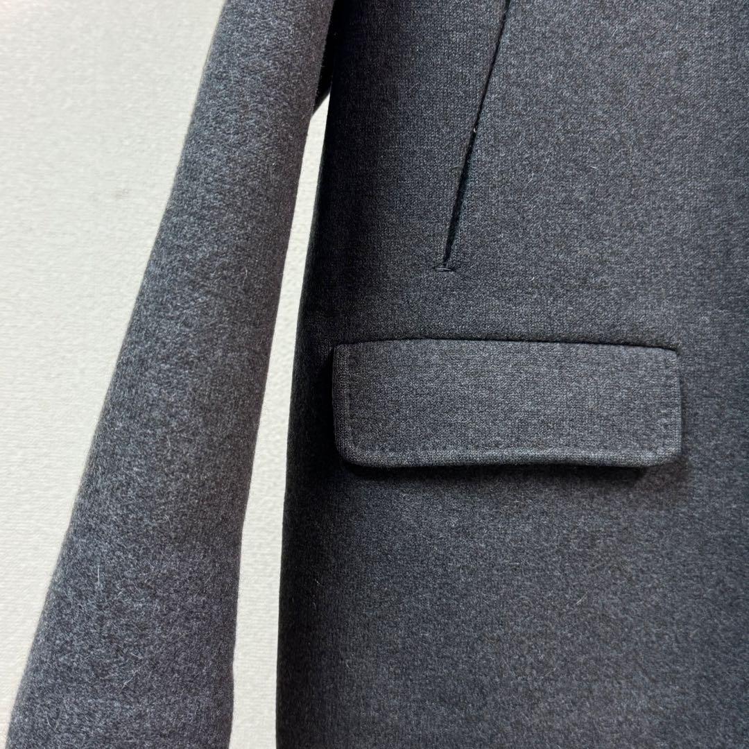 ロロピアーナ　ベビーカシミヤ　38　グレー　ダブルフェイス　チェスターコート