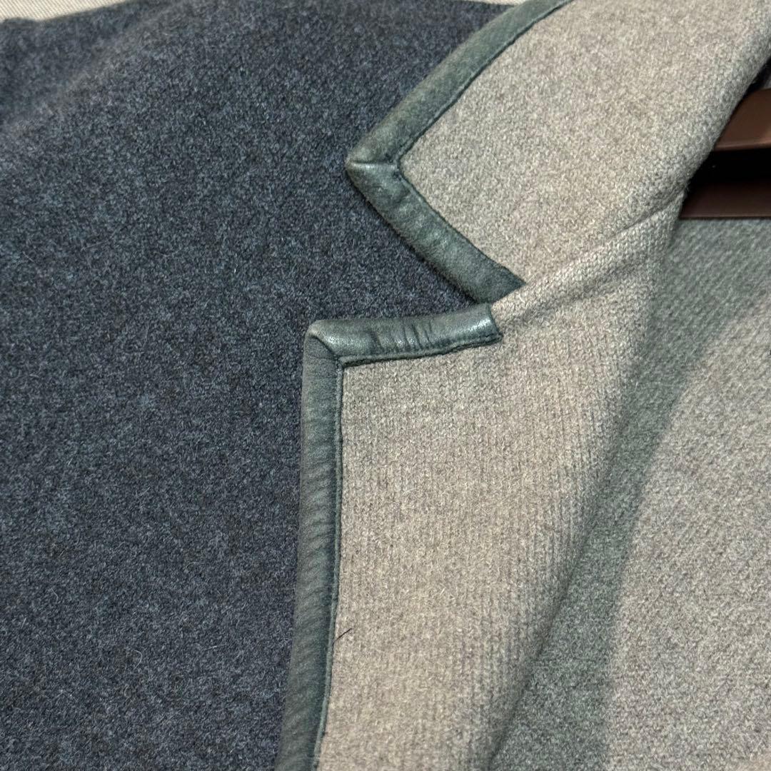 ロロピアーナ　ベビーカシミヤ　38　グレー　ダブルフェイス　チェスターコート