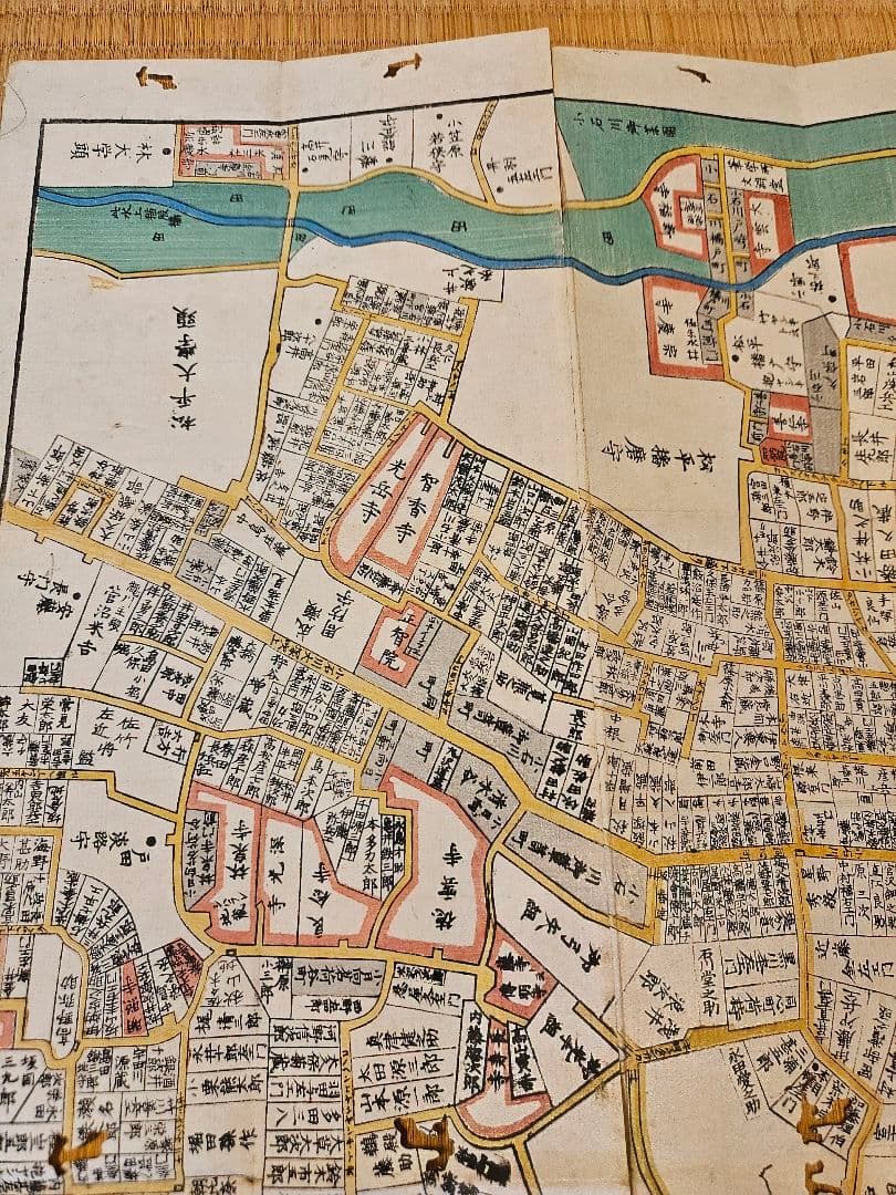 江戸切絵図【小石川】尾張屋清七 古地図