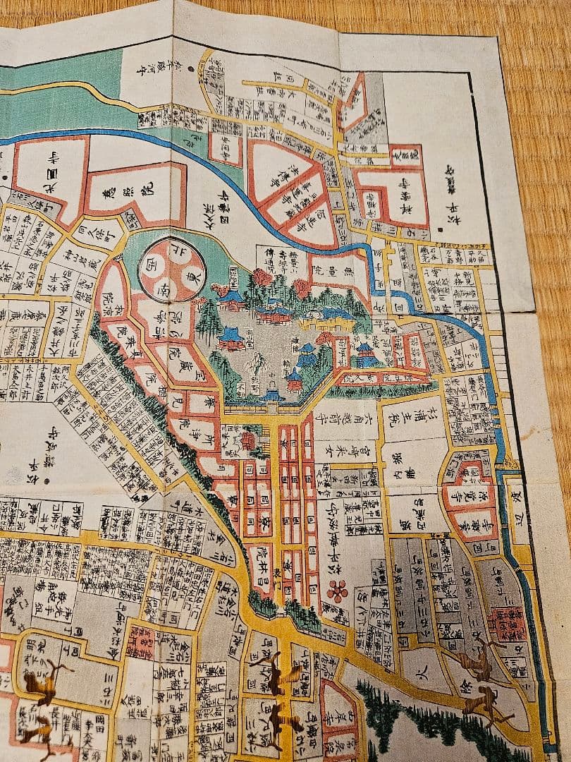 江戸切絵図【小石川】尾張屋清七 古地図