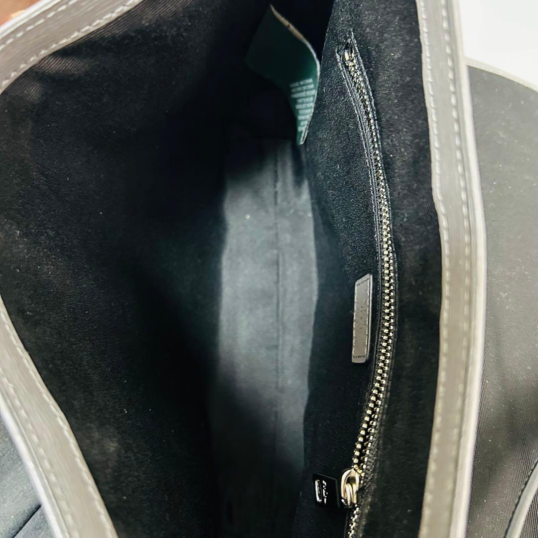 超美品 LAURENRALPHLAUREN ショルダーバッグ グレー系