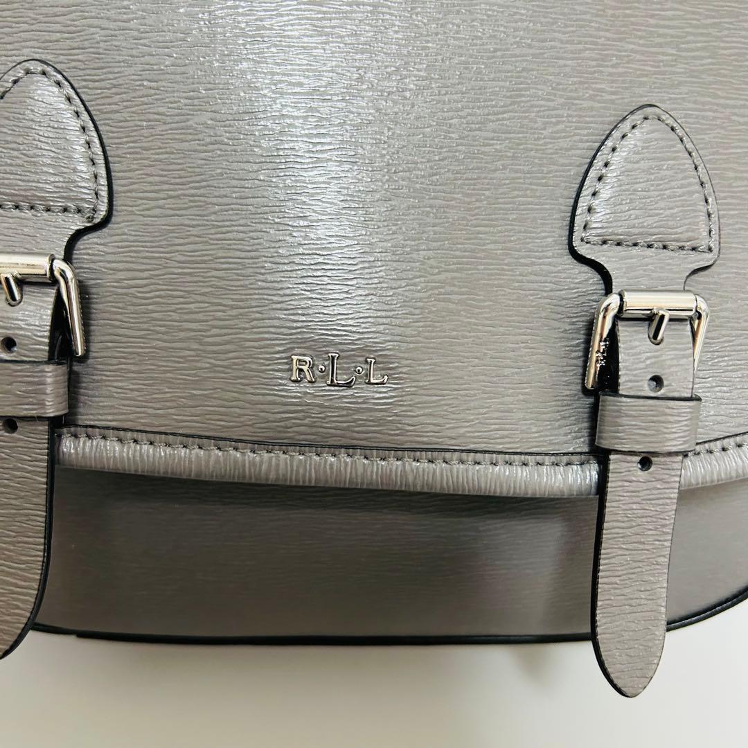 超美品 LAURENRALPHLAUREN ショルダーバッグ グレー系