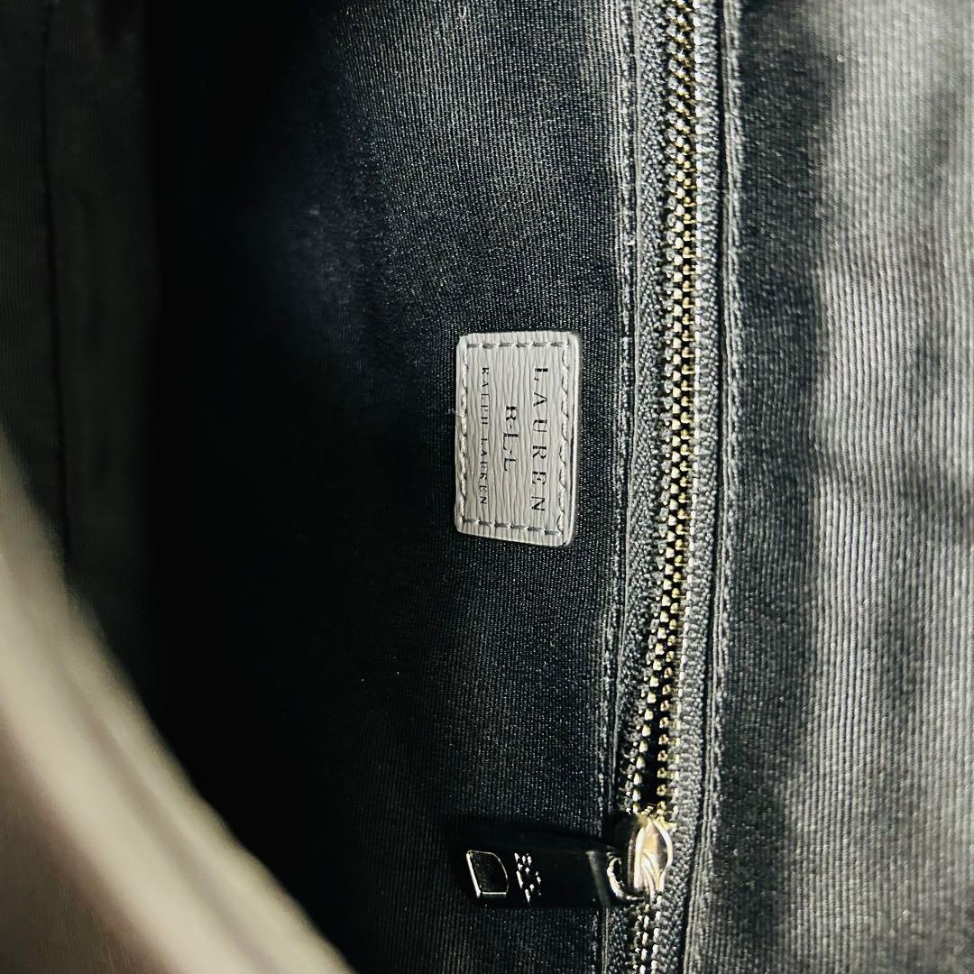 超美品 LAURENRALPHLAUREN ショルダーバッグ グレー系