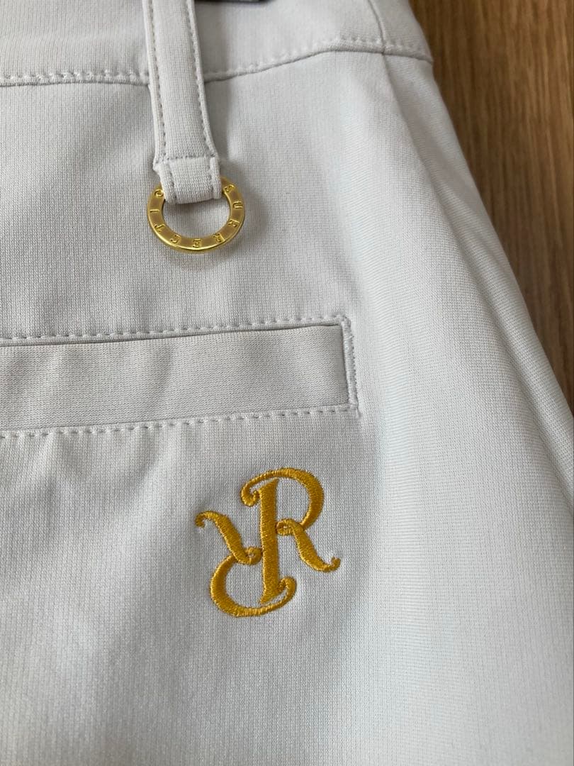 超美♡ レザレクション 2024 ゴルフ スカート S レディース ライトグレー