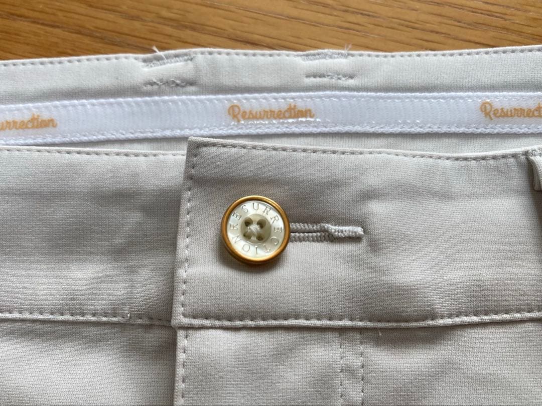 超美♡ レザレクション 2024 ゴルフ スカート S レディース ライトグレー