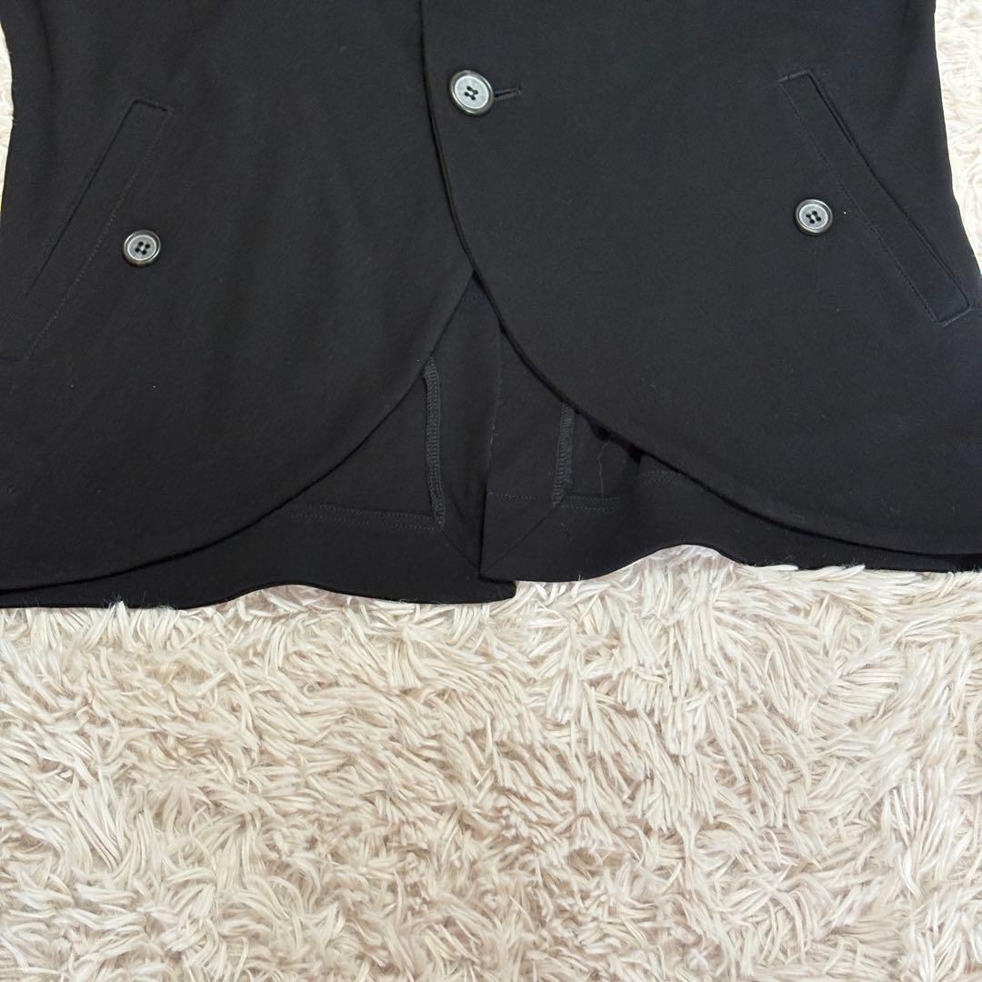 ワイズ　Y’s　ヨウジヤマモト (2) 変形テーラードジャケット　シングル　黒