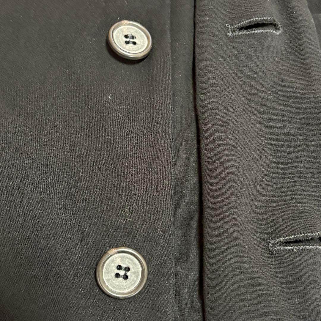 ワイズ　Y’s　ヨウジヤマモト (2) 変形テーラードジャケット　シングル　黒