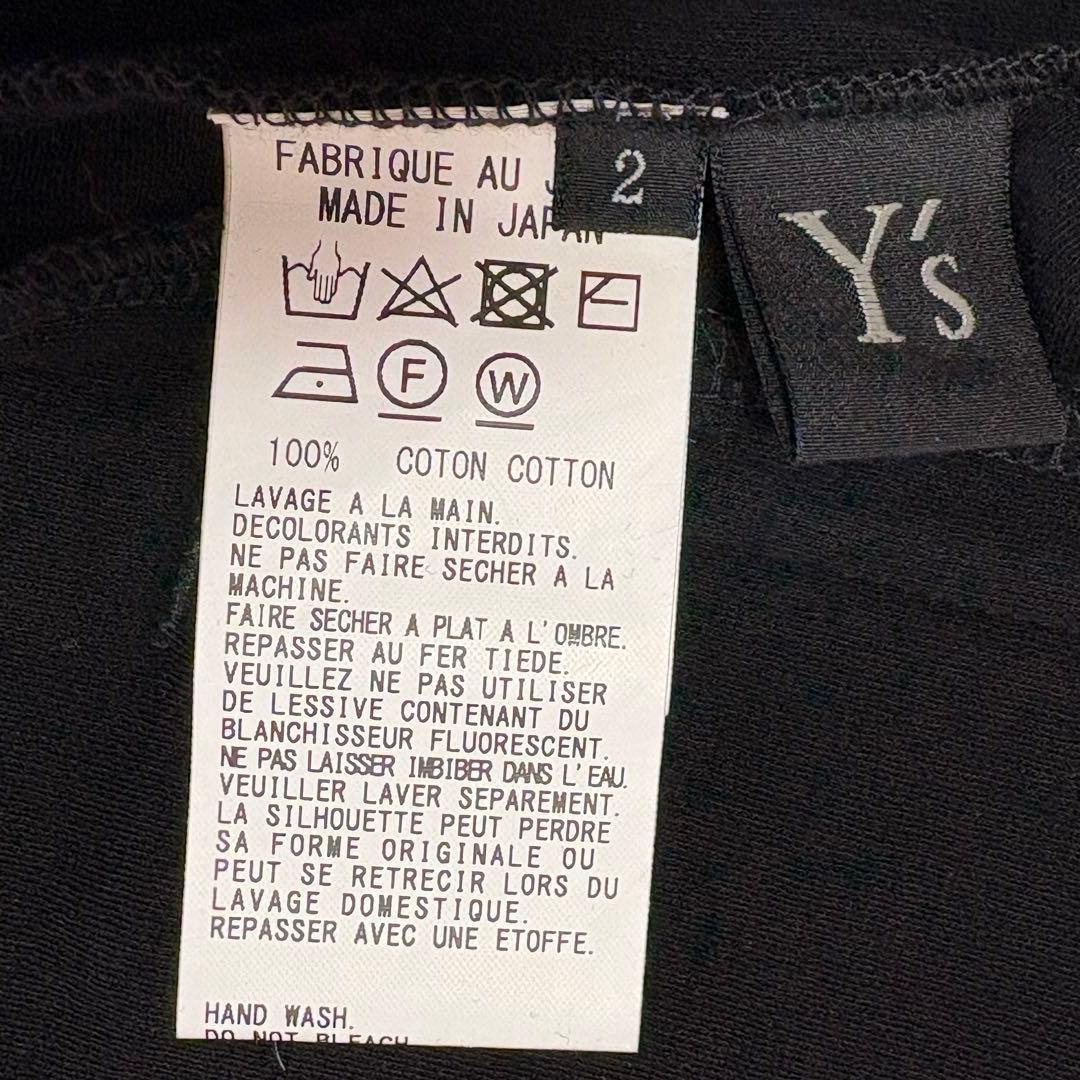 ワイズ　Y’s　ヨウジヤマモト (2) 変形テーラードジャケット　シングル　黒