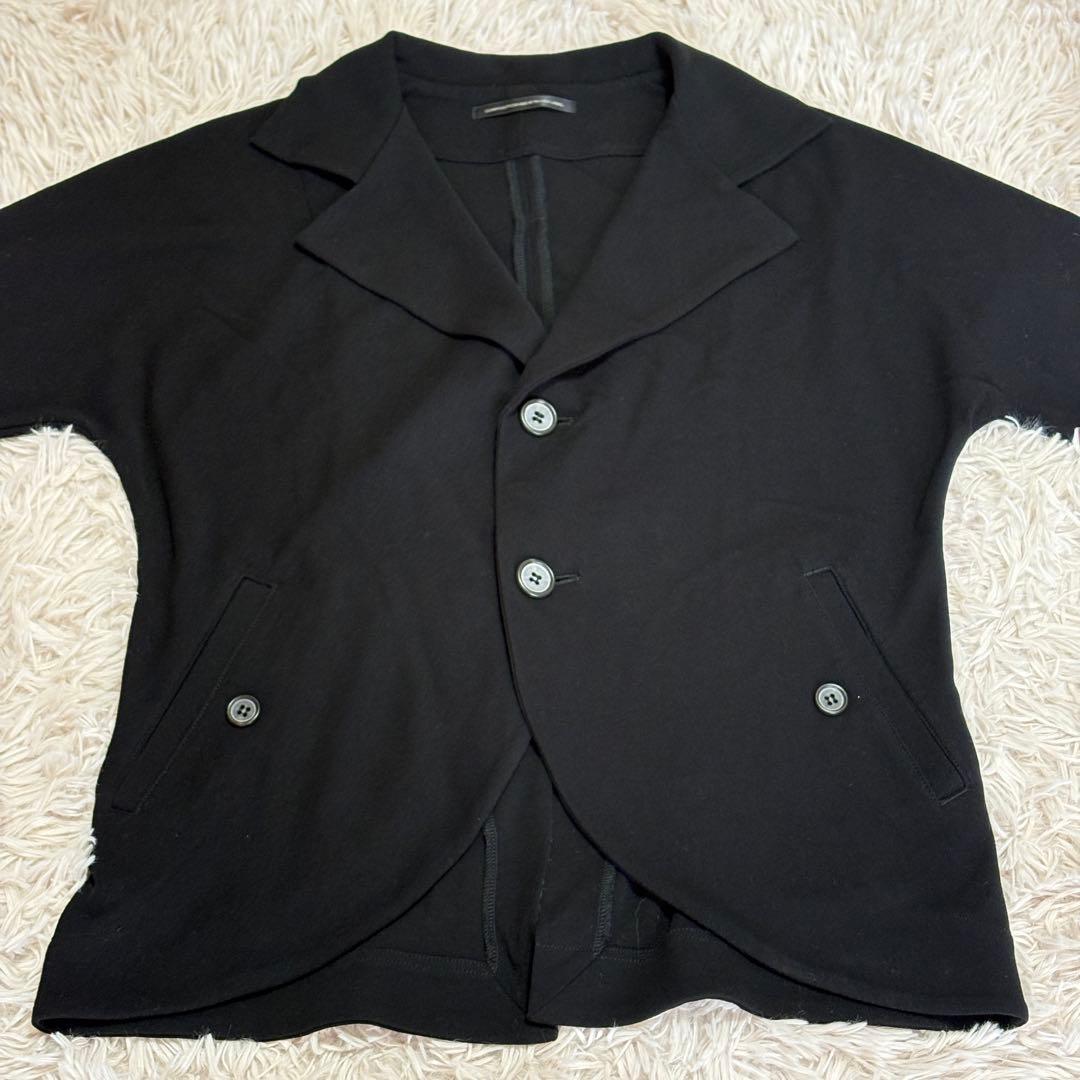 ワイズ　Y’s　ヨウジヤマモト (2) 変形テーラードジャケット　シングル　黒