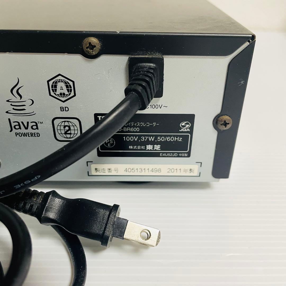 東芝 REGZA HDD＆ブルーレイレコーダー RD-BR600