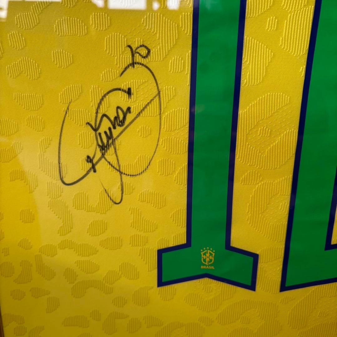 証明書付き 2022年 ネイマールジュニア ブラジル代表 サイン入りユニフォーム