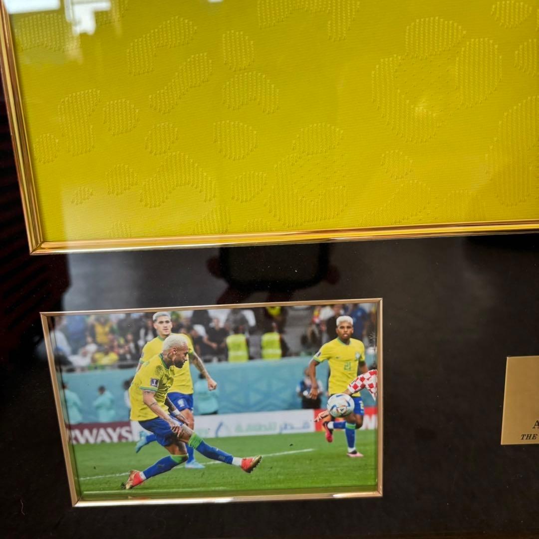 証明書付き 2022年 ネイマールジュニア ブラジル代表 サイン入りユニフォーム