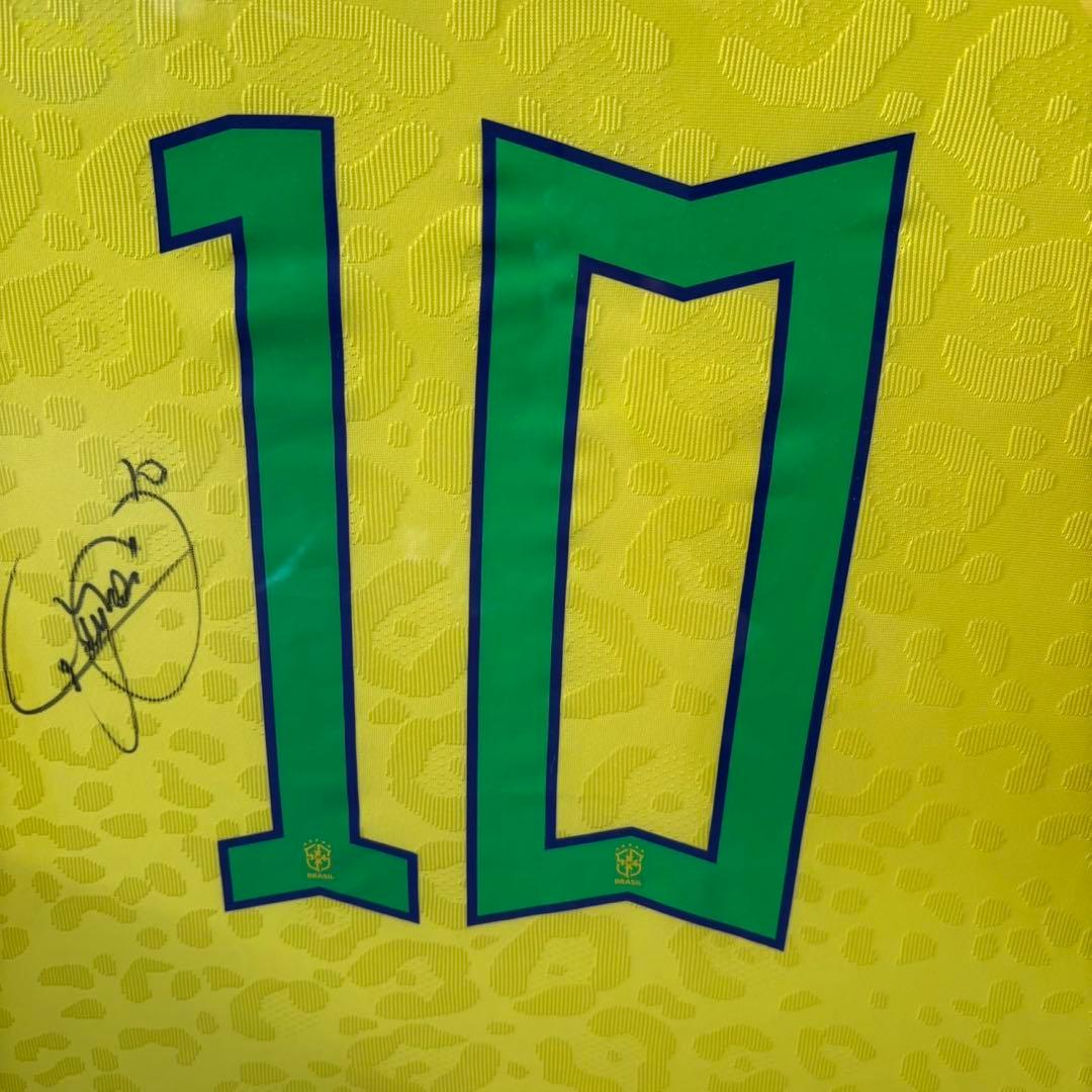 証明書付き 2022年 ネイマールジュニア ブラジル代表 サイン入りユニフォーム