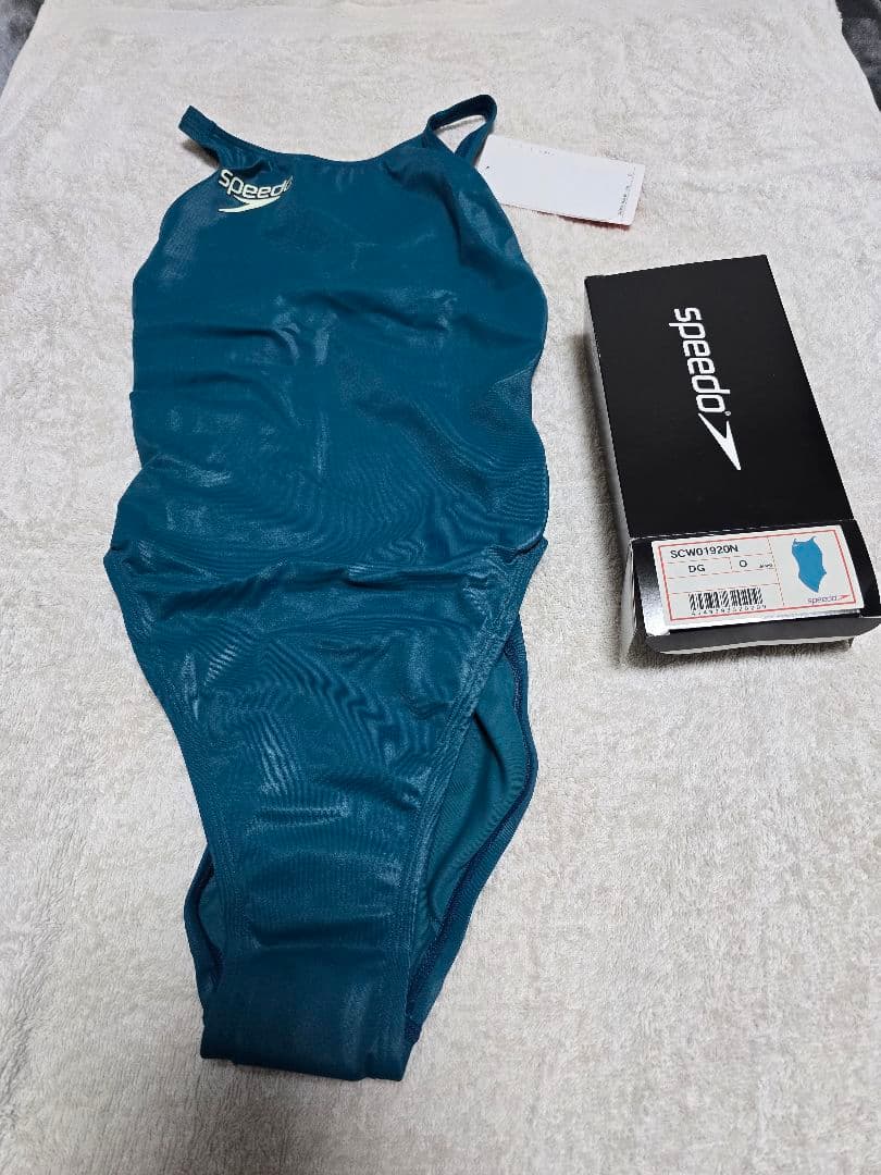 スピード　ファーストスキン　競泳水着　ハイレグ　ダークグリーン