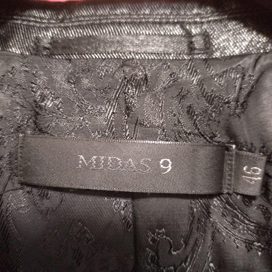 ミダスMIDAS　光沢ブラックスーツ　光沢感あり！　トルネードマート好きな方にも