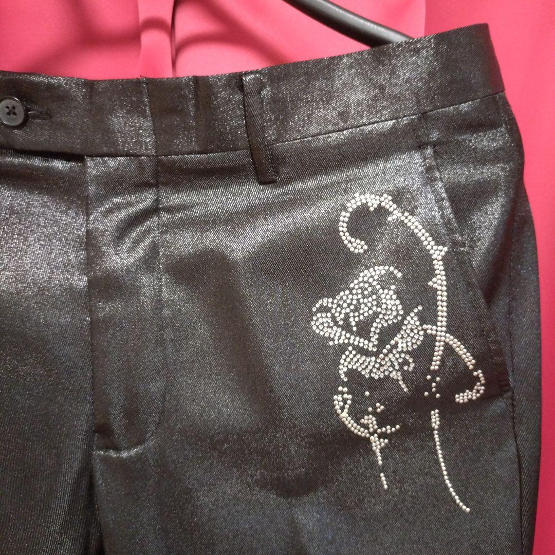 ミダスMIDAS　光沢ブラックスーツ　光沢感あり！　トルネードマート好きな方にも