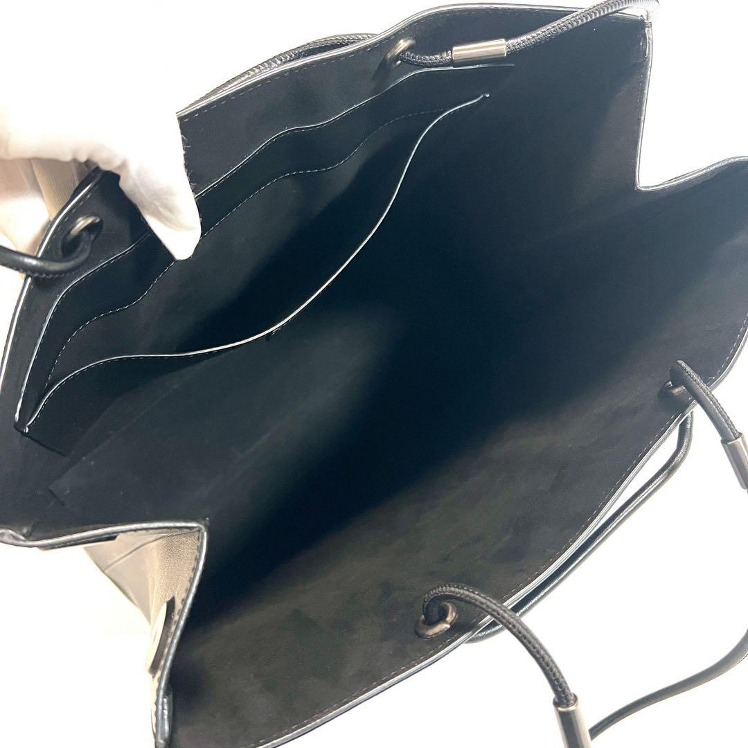 FENDI フェンディ トートバッグ ショッピング レザー ロゴ ハンド