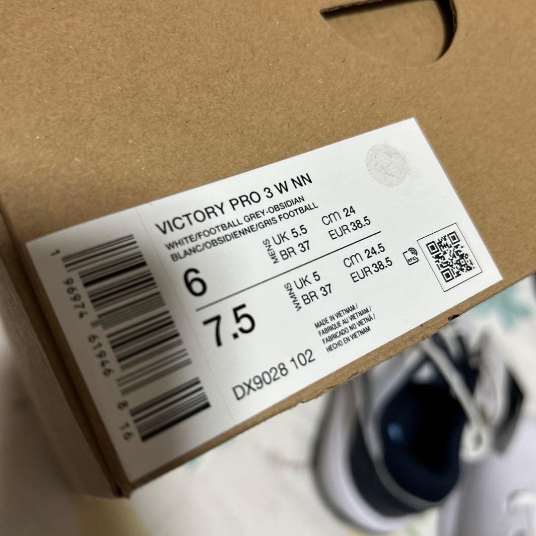 新品NIKE victory Pro3ナイキビクトリープロ3ゴルフシューズ白24