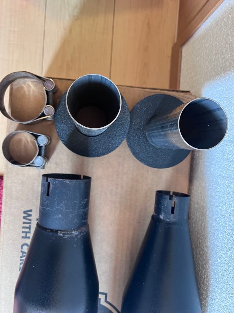 S&S GNX スリップオンマフラー ブラック ハーレーツーリング M8用