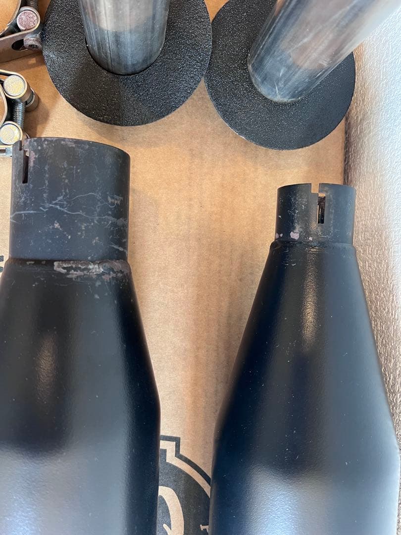 S&S GNX スリップオンマフラー ブラック ハーレーツーリング M8用