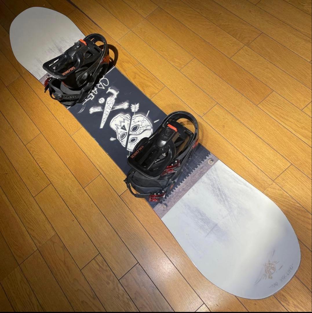 Salomon CRAFT 146cm 2点セット　スカルデザイン