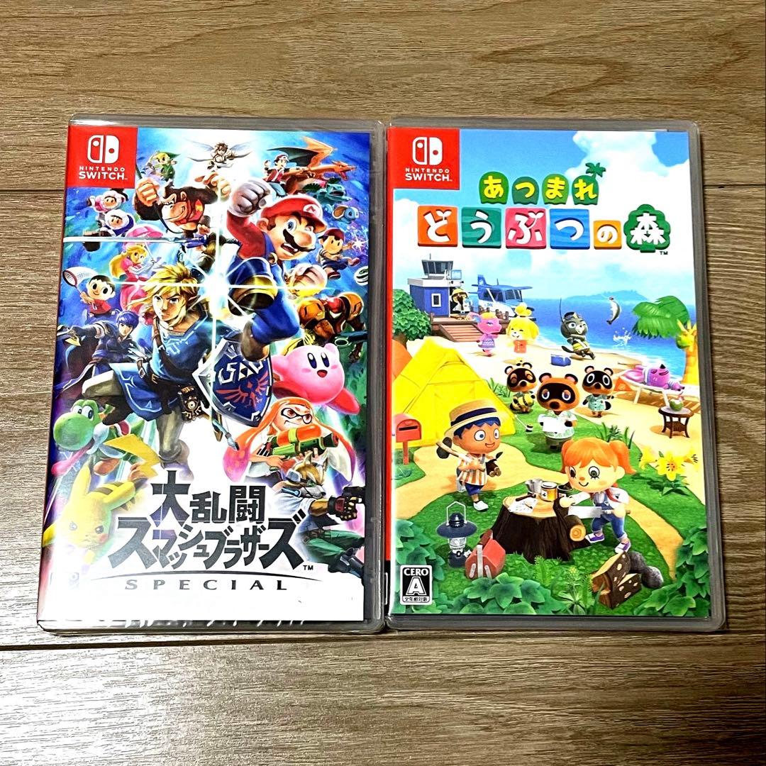 Nintendo Switch　あつまれ　どうぶつの森　スマブラ