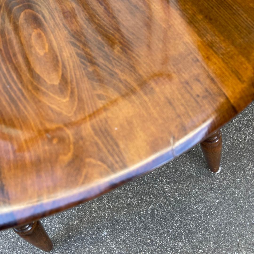 ニコぶたキツツキ 飛騨産業 ウィンザーチェア 2脚 古家具 木製ダイニング