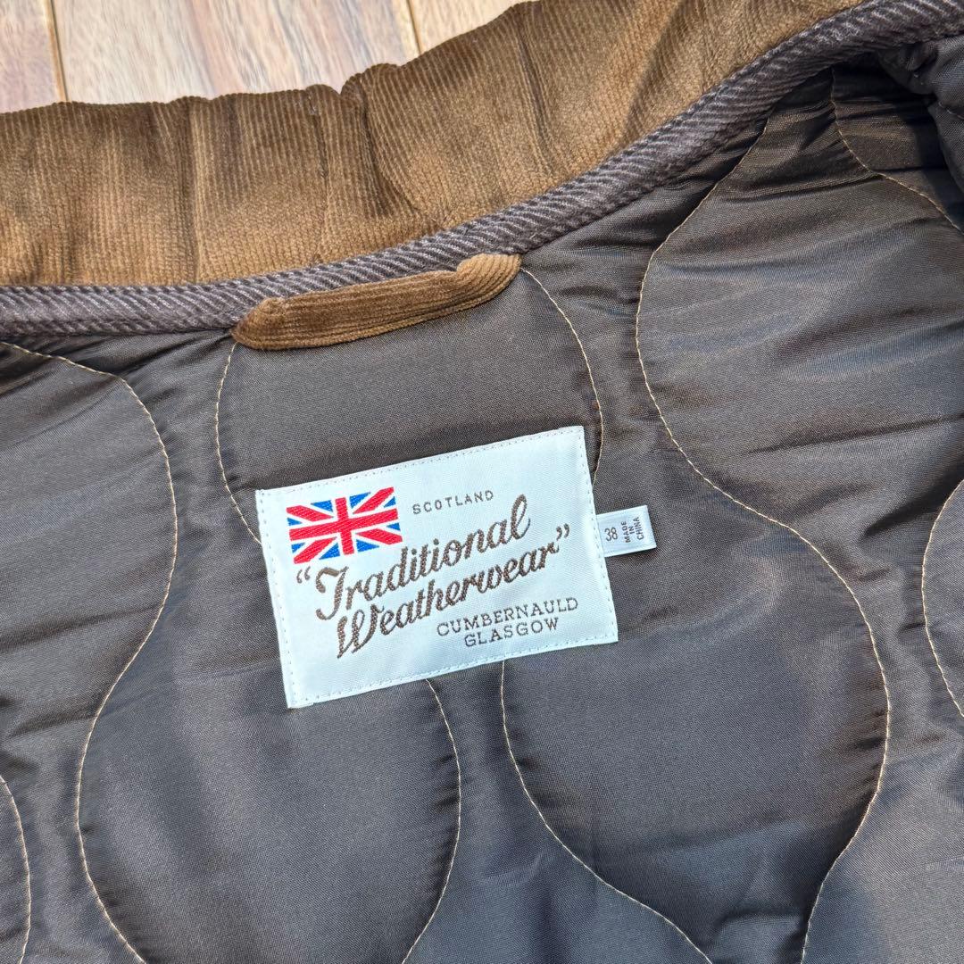 トラディショナルウェザーウェア　ユニオンカバーキルト201 キルティング 38