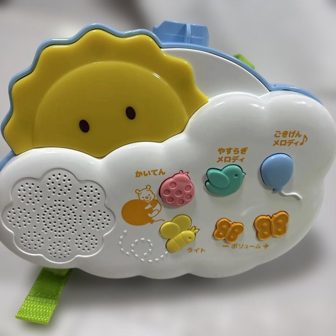 【完品】　プーメリー　くまのプーさん　へんしんメリー　電池つき