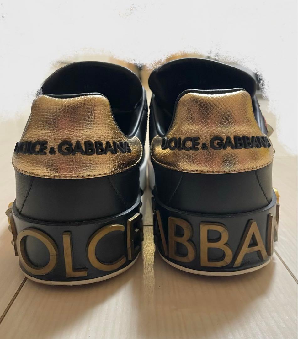 PORTOFINO / ナッパカーフスキン パッチ＆アップリケ スニーカー