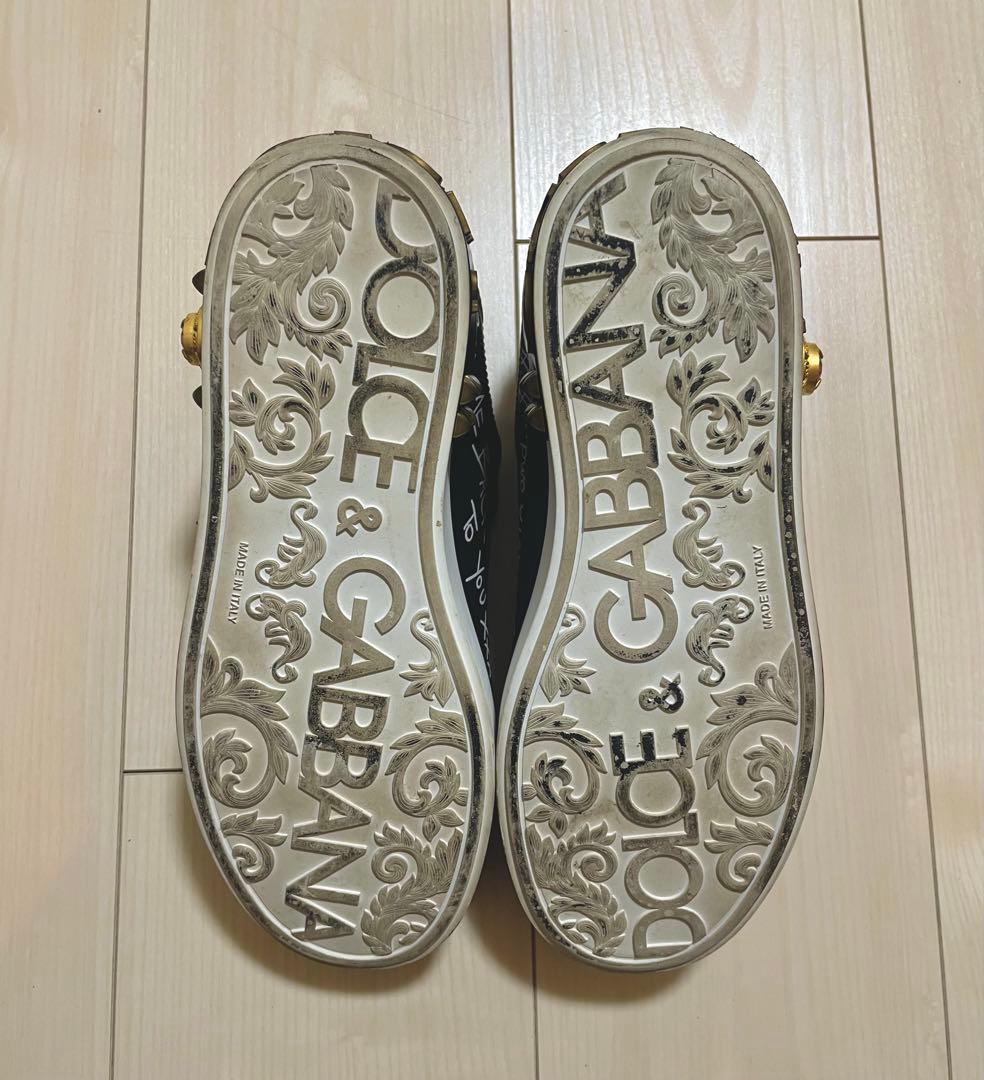 PORTOFINO / ナッパカーフスキン パッチ＆アップリケ スニーカー